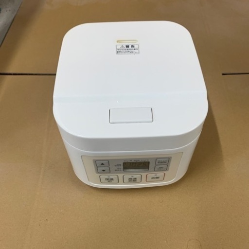 ⭐️格安⭐️小型炊飯器⭐️3号⭐️白、クリームカラー