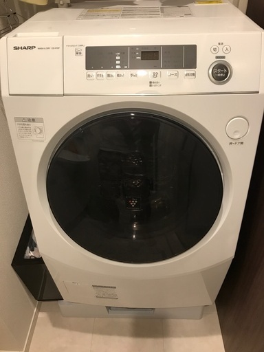 2021年製 SHARP ｼｬｰﾌﾟ ﾄﾞﾗﾑ式洗濯機 ES-H10F-WL