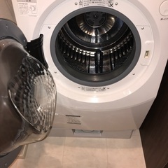 2021年製 SHARP ｼｬｰﾌﾟ ﾄﾞﾗﾑ式洗濯機 ES-H10F-WLの画像