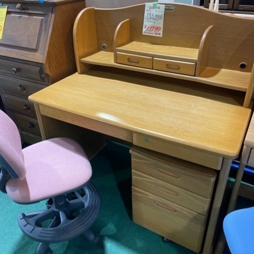 椅子 袖机付き 学習机