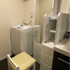 ニトリ 姿見ドレッサー ホワイト の画像