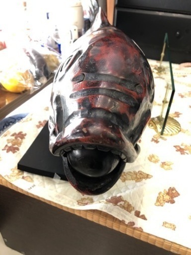 木彫りの鯉
