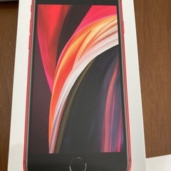 iPhone SE2 (第二世代) 64GB レッド SIMフリー解除ロック (箱あり) 22,000円の画像