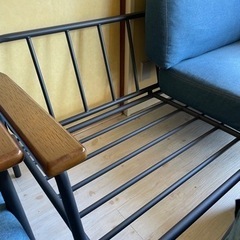 【美品】二人掛けソファを二つお譲りしますの画像