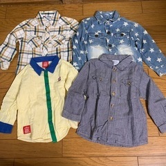11点セット⭐️キッズ 男の子 冬服 長袖 シャツ トレーナー 90サイズの画像