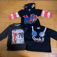 11点セット⭐️キッズ 男の子 冬服 長袖 シャツ トレーナー 90サイズの画像