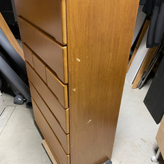 無料　ニトリのタンス　衣類収納　幅800 奥行450 高さ1385の画像