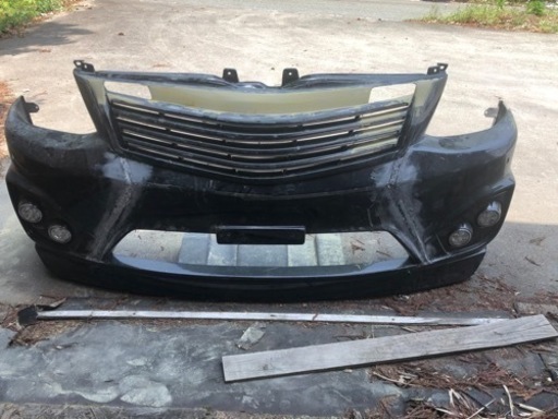 ハイエース3型ワイドcraveフロントバンパースポイラー加工品