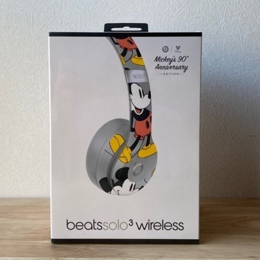 【新品未開封】限定品 Beats Solo3 Wireless ミッキー生誕90周年
