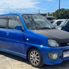【支払総額19.8万円】車検令和6年9月 5速マニュアル！タイベル交換済み プレオ ローダウン 社外マフラー スーパーチャージャー 激安自動車専門店オートショップable野田店★の画像