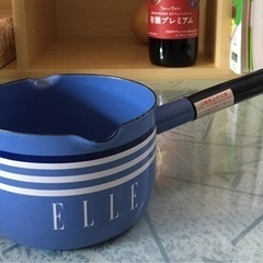 【完売御礼】ELLE ホーロー 片手鍋🍳未使用品