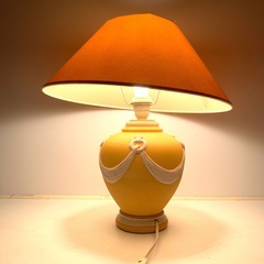 【スタイルフランス】フランス製 ナイトスタンド  陶器　卓上スタ...