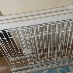 ペット用ゲージ　アイリスオーヤマ　ホワイトウッドの画像