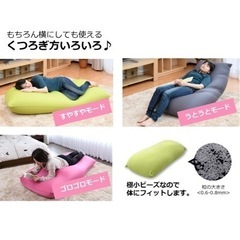 体にフィットするソファ 人をダメにするの画像