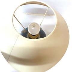 【スタイルフランス】フランス製 ナイトスタンド 陶器　卓上スタンド　スタンドライト ヨーロピアン風 水色の画像