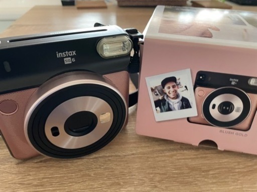 美品　チェキ　本体　instax SQUARE SQ6 ピンクゴールド