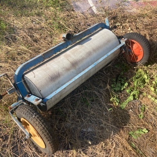 ★鎮圧ローラー/農機パーツ/松本農機/麦踏み/タイヤ付★熊谷