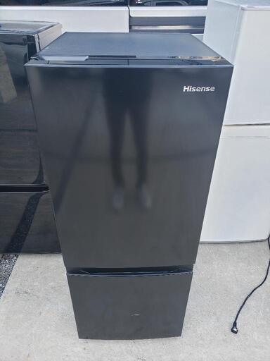 ☆美品☆2021年製 Hisense 2ドア冷凍冷蔵庫 HR-D15EB 154L パールブラック \n\n