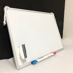 アルミ枠ホワイトボード 壁掛け スライドトレー付き 厚さ20mm...