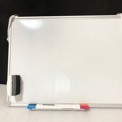 アルミ枠ホワイトボード 壁掛け スライドトレー付き 厚さ20mm 600×450ｍｍの画像