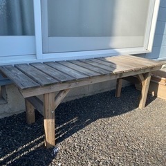 屋外 ベンチ 木製