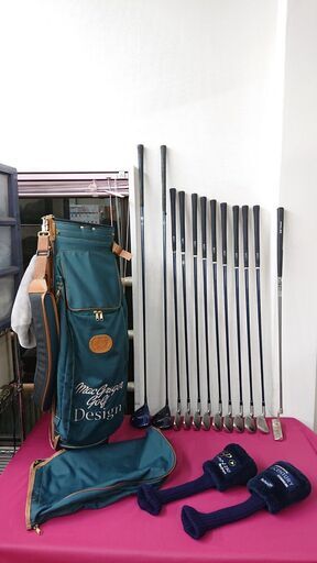 Macgregor マクレガー ゴルフクラブ 12本セットドライバー 2本／アイアン 9本セット (4/5/6/7/8/9/P/A/S) パター(Golf Planner)／フレックスR☆近隣配送無料 買取帝国 朝霞店