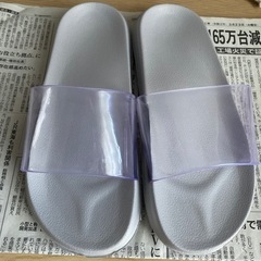 ビーチサンダル ベランダサンダル クリアの画像