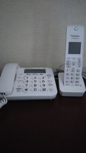 多機能なパナソニックのコードレス電話機です！
