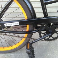 CALIFORNIAN BIKE SANTA CRUZ ビーチクルーザー 24インチ ブラック 配送無料  の画像