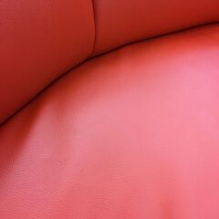 ※販売済【234】ローソファー コーナー付 レッドの画像