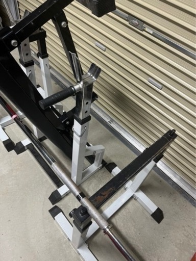 アイロテック ベンチプレス台 セーフティバー 180cmバー