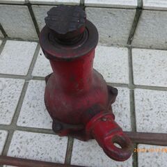 🔚【価格改定2】工具 だるまジャッキ（赤）