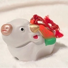 丑の土鈴　福鈴