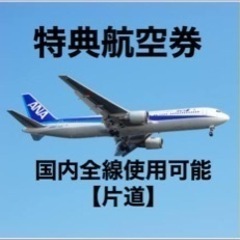 【片道/往復or複数人要相談】エアカナダ特典航空券　ana 国内全線使用可能　