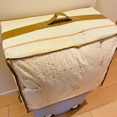 西川産業 day and day 羽毛布団 サイズクイーン ダウ...