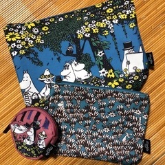 非売品ムーミンポーチ3点セット未使用