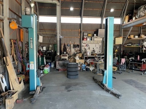 2柱リフト ビシャモン 2.5t 中古