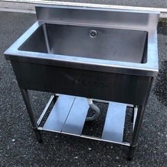 ⭐︎中古品 1槽シンク 750×450×800mm 厨房用品⭐︎