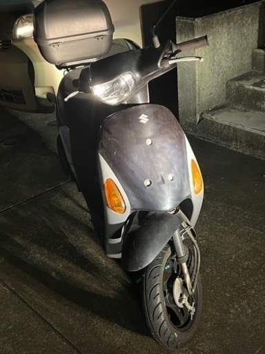 SUZUKI LETS4 不動 書類あり バッテリー新品 タイヤ山あり