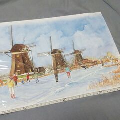 海外からの贈り物特集✨㉕　オランダの風車を描いたアート作品