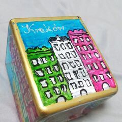 海外からの贈り物特集✨㉚　ポーランドで購入！キャンドル入れ。手作りアートの画像