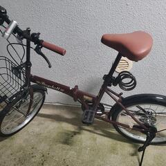 折り畳み自転車　ほぼ新品