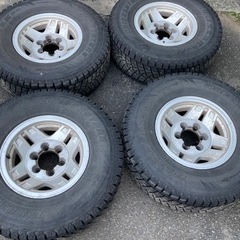 お買い上げ決定しました！プラド  78 純正アルミ　スタッドレス