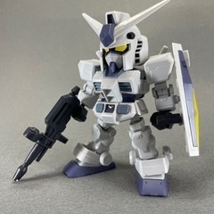 SDガンダム クロスシルエット ガンダムベース限定 RX-78-3 G3ガンダム(クロスシルエットフレームVer.) 素組の画像