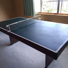 小さめのビリヤード台（卓球台）の画像