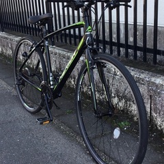 ＜整備・良品＞MERIDA・メリダ100 アルミ・クロスバイク・サイズ・50㎝ ・変速３×7・21段変速の画像