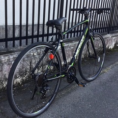 ＜整備・良品＞MERIDA・メリダ100 アルミ・クロスバイク・サイズ・50㎝ ・変速３×7・21段変速の画像