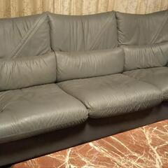 本皮  ソファー  三人掛け  一人用二脚もあり