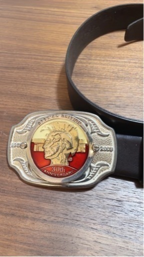 【貴重】DIESEL社　イタリア製レザープレミアムベルト(30周年記念モデル)※値段交渉可※