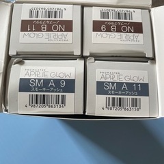 ホーユー　プロマスター　アプリエグロー　スモーキーアッシュ　ノーマルブラウン4本の画像